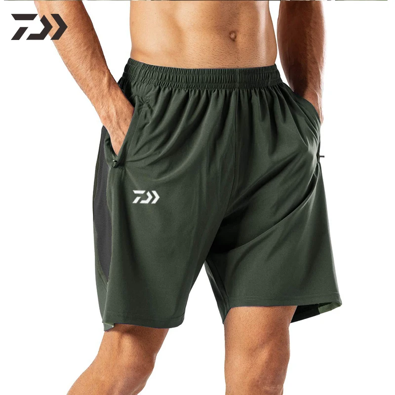

Daiwa Fishing Pants Summer Fitness Pants Quick-Drying Loose Casual Breathable Solid Running Fishing Sports Shorts Fishing Wear