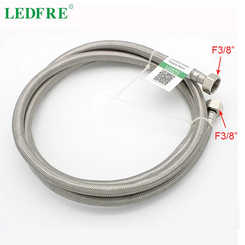 LEDFRE F3/8 &quot* EPDM внутренняя трубка гибкий Сантехнический шланг 304 из нержавеющей