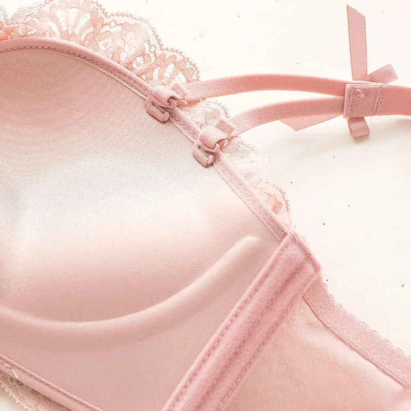 Wasteheart Зима Новая женская мода Женские комплекты кружевных бюстгальтеров