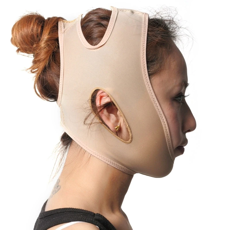 Нежная лицевая тонкая маска для лица похудения повязка на кожу ремень