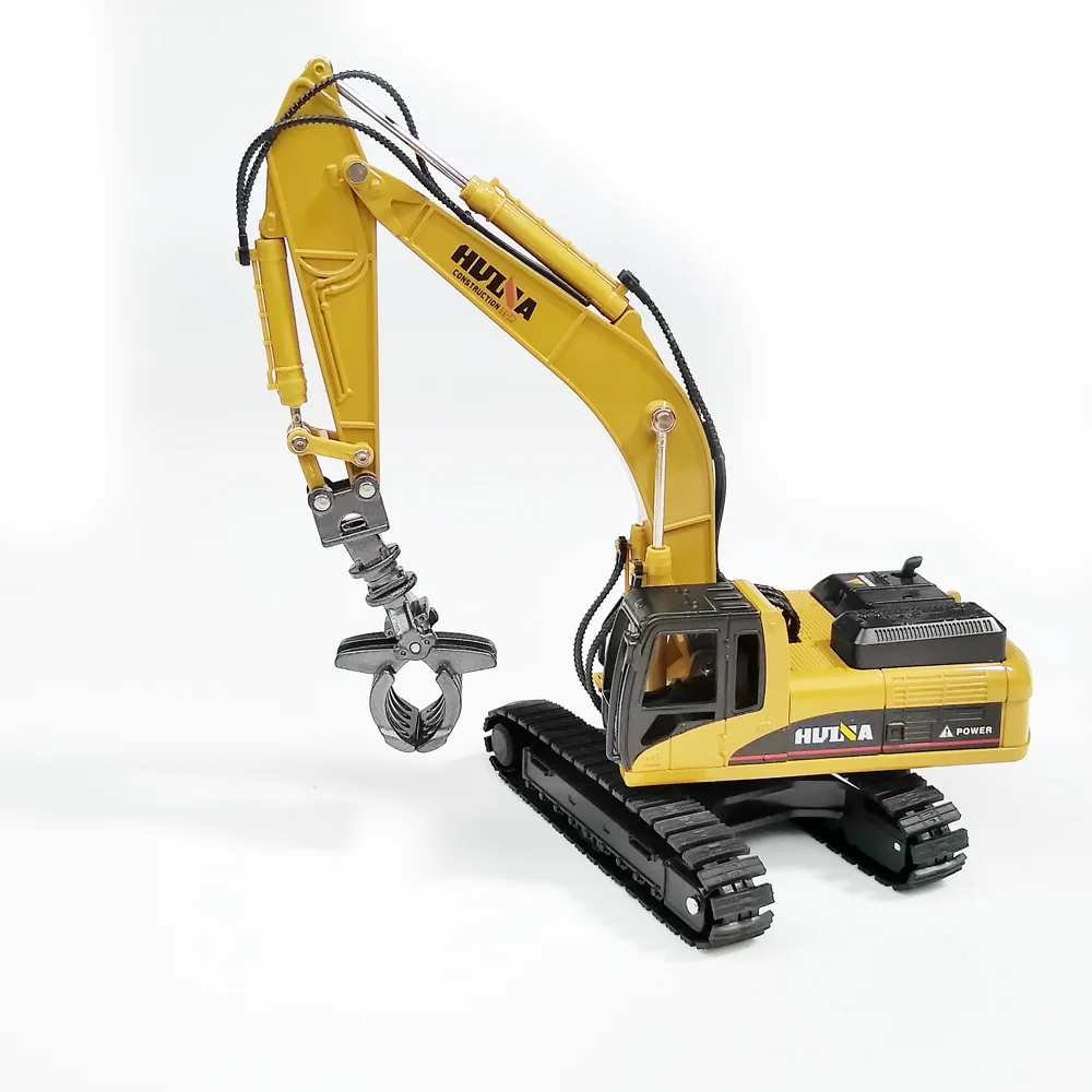 Модель Экскаватора из сплава 1:50 детская игрушка Инженерная модель автомобиля Huina