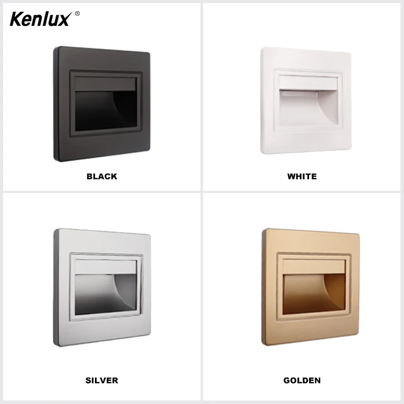 

Бесплатная доставка 2,5 Вт квадратный 86 мм светодиодный ступенчатый светильник Настенный светильник s Подземный светодиодный лестничный св...