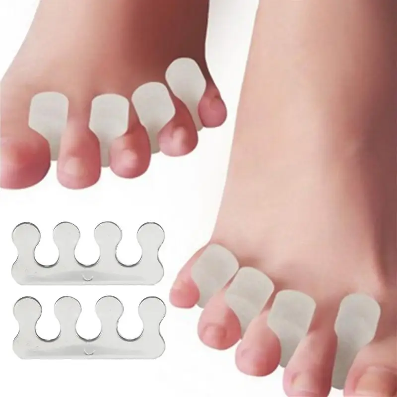 2PCSToe корректор протектор Силиконовый гель Tenen Afscheiders Orthesen Brancards Voorkomen Baren Nail Gereedschap