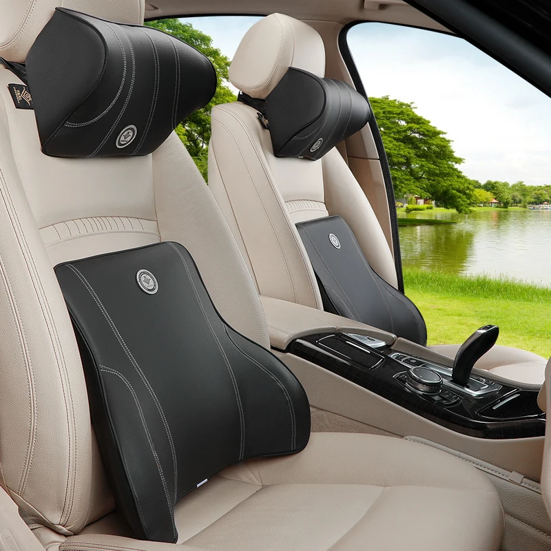 Подушка из пены с эффектом памяти на автомобильное сиденье подголовник для шеи