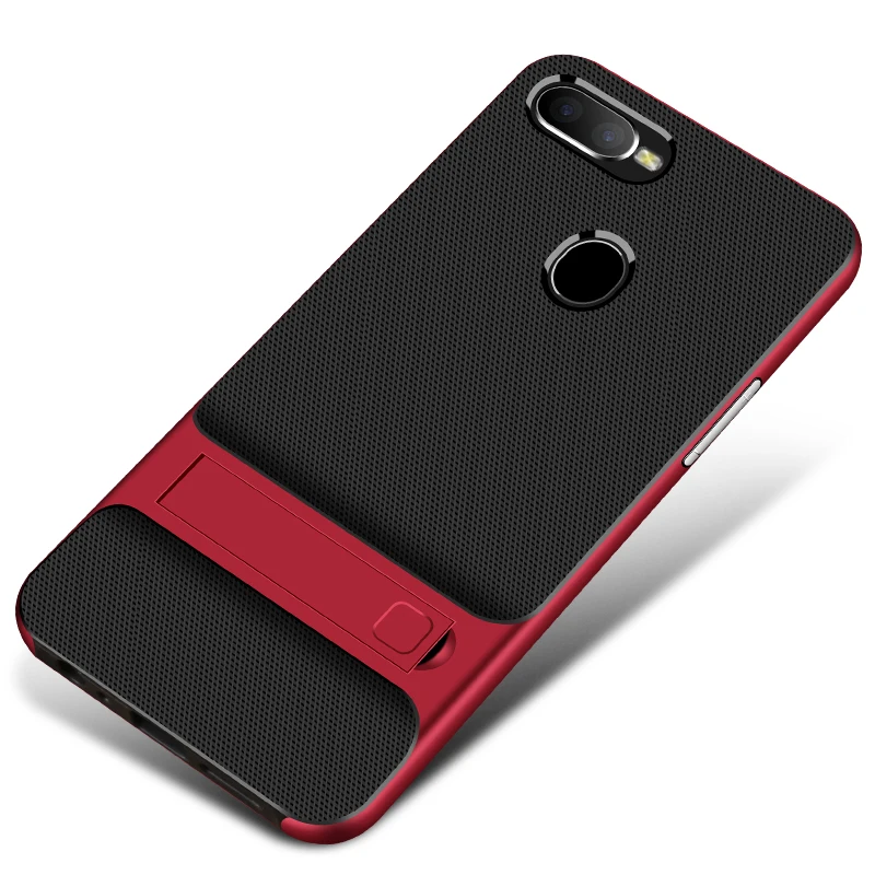 Royce Red Чехол для мобильного телефона, чехол для OPPO F7 F9 Pro, мягкий 3D стенд, 360 Защитный Гибридный Силиконовый чехол для телефона OPPOF7 OPPOF9 F9Pro, милая сумка - Цвет: Royce Red