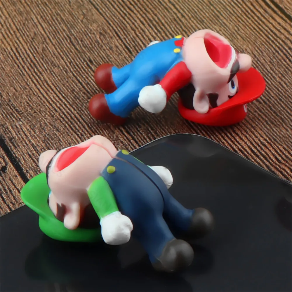 Защита от укуса кабеля с героями мультфильмов супер Marios для Iphone usb держатель