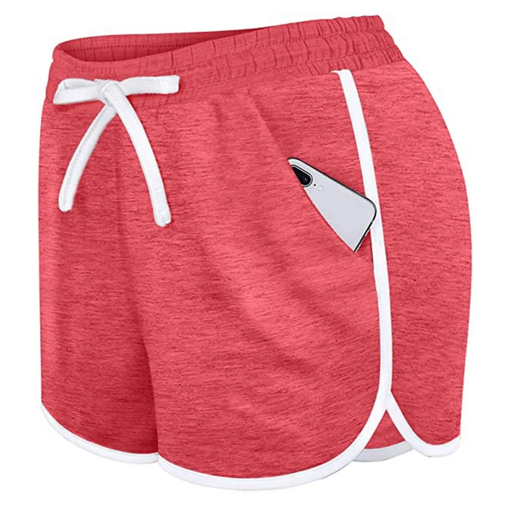 

Women Sports Shorts Gym Yoga Elastic Waistband Running Jogging Summer Beach Short Pants Plus Size S-XXL