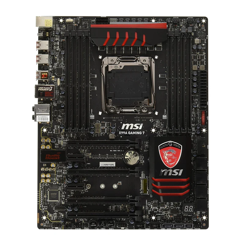 X99A GAMING 7 для материнской платы MSI LGA 2011 v3 x99 6950X 6850K CPU б/у ПК игровой ddr4