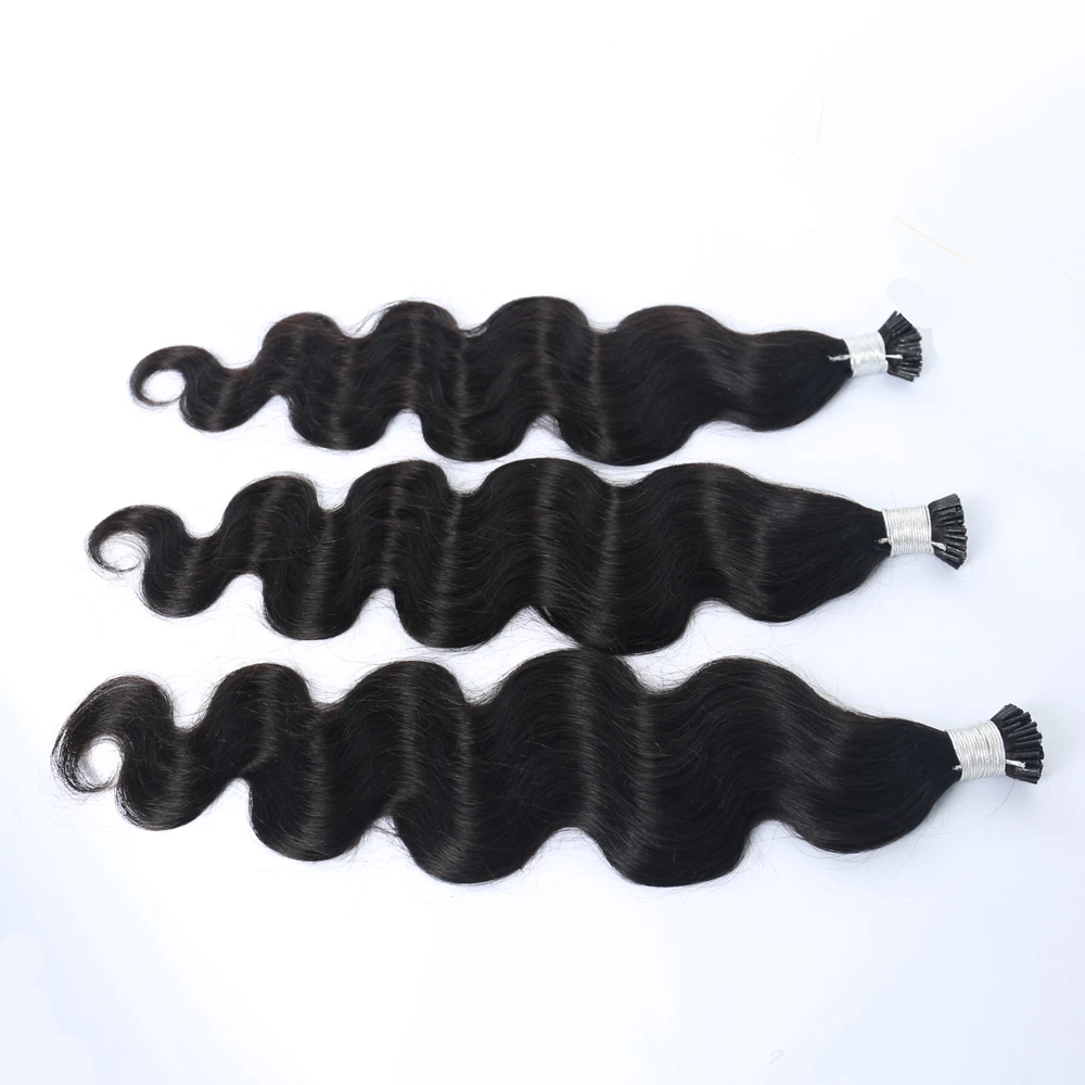 Body Wave Microlinks Human Hair Extension I Tips Brazilian Remy Micro Beads Extensions For Black Women |