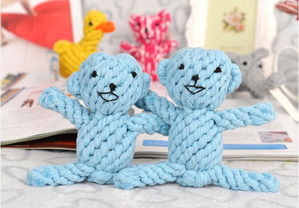 5 видов жевательные игрушки для собак милые модели животных хлопчатобумажный