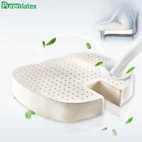 purenlatex latex seat cushion orthopedic coccyx pad for travel office chair car seat cushion for sciatica back pain relief