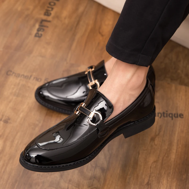 Fashion Men Casual shoes outdoor breathable Leather Loafers Office Shoes For Moccasins Comfortable Slip on party | Обувь