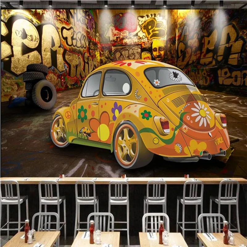 Индивидуальный тренд уличный граффити художественный фон для автомобиля