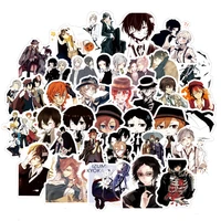 103050pcspack bungo stray dogs japanese anime stickers for motorcycles water cups furniture childrens toy luggage skateboard