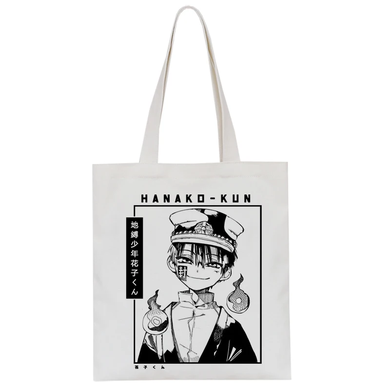 Женская сумка Харадзюку Hanako-kun аниме мультяшный принт Ulzzang Goth панк винтажная