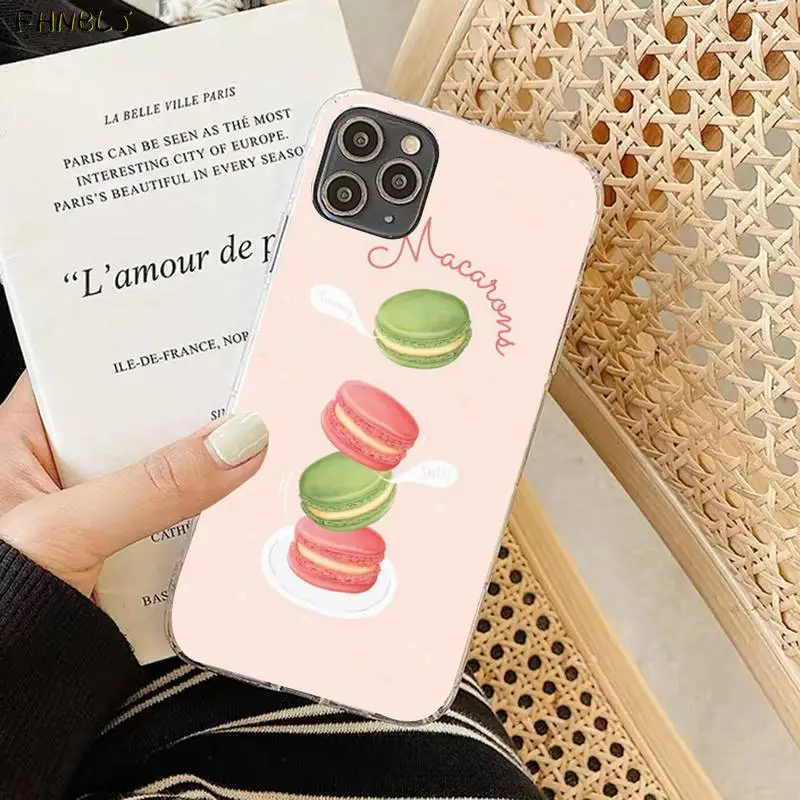 FHNBLJ черный чехол для мобильного телефона с изображением десертного мороженого