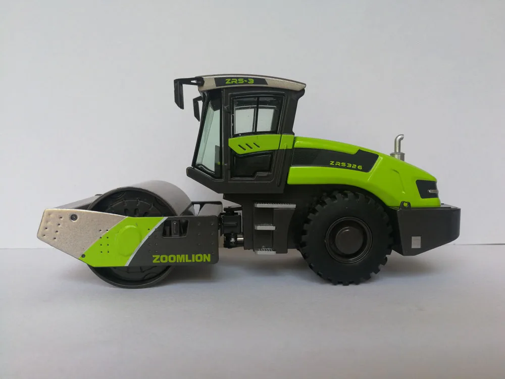 1:50 Zoomlion ZRS326 гидравлический однобарабанный Вибрационный дорожный каток 1:50 Масштаб литые игрушки
