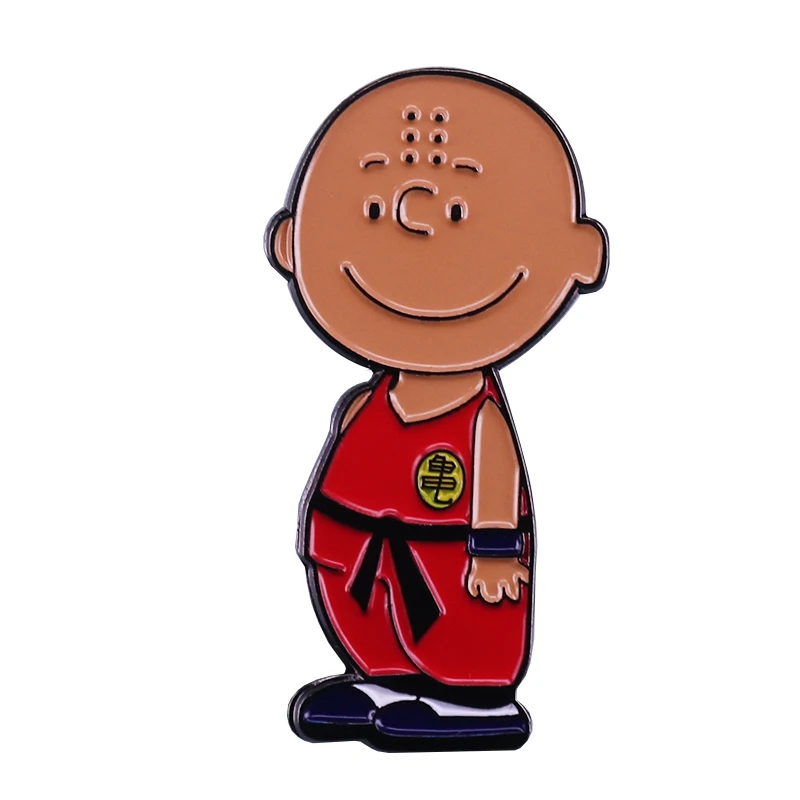 DBZ Fighter Kawaii Krillin отворот штифта мультфильм дополнение|Броши| |
