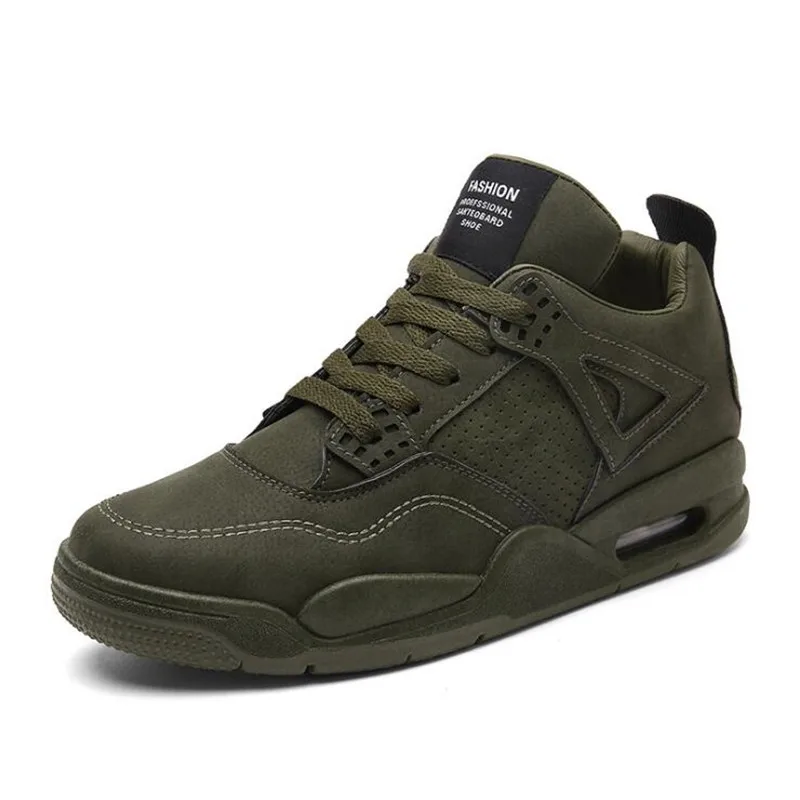 

Retro leather to help men's fashion trend winter new sports shoes fashion wearable three colors optional, casual shoes