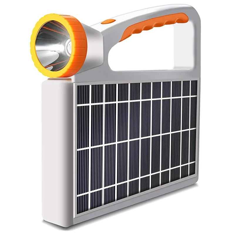 

Handheld Solar LED Rechargeable Flashlight Multifunction Solar Lights Outdoor Camping Lantern LED Torch