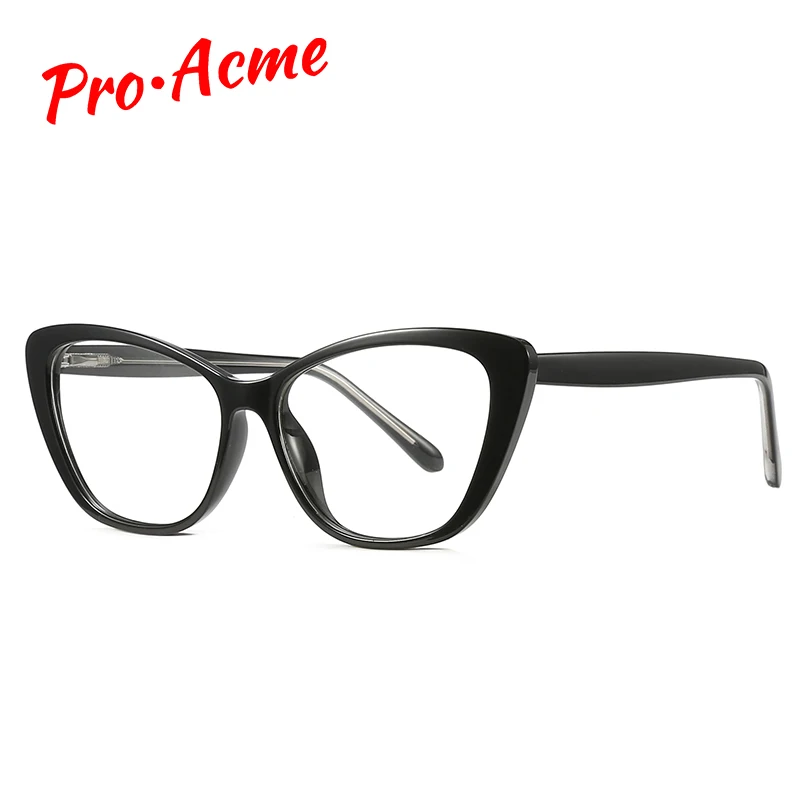 Pro Acme TR90 оправа для очков кошачий глаз Женские оправы весенние ноги прозрачные