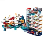 Динозавр Электрический Железнодорожный автомобиль, строительная парковка, приключения, гоночный Железнодорожный автомобиль, игрушки, детский мозг, механические интерактивные железнодорожные автомобили