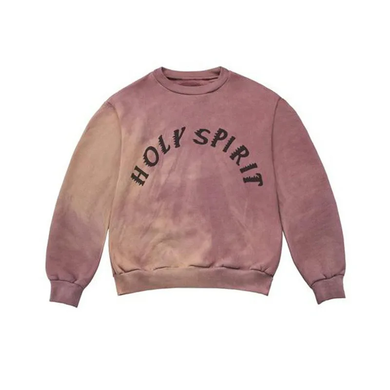

Fadss Kanye West Sunday Service Holy Spirit CPFM.XYZ Sweatshirts Women Men 1:1 High Quality Tie dyeing Long sleeves Pullover