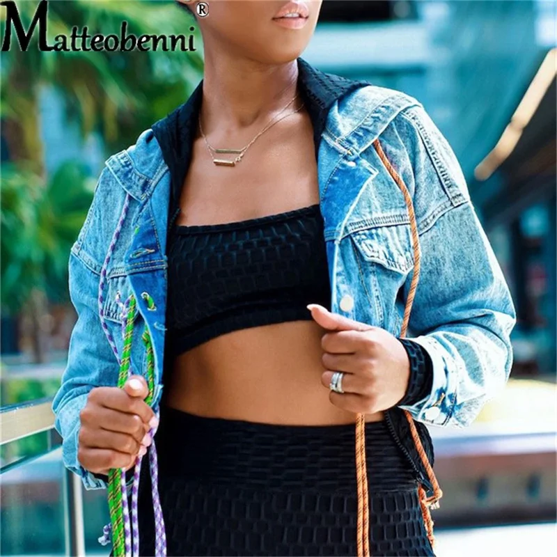 Джинсовая короткая куртка для женщин короткое пальто модная новинка 2021