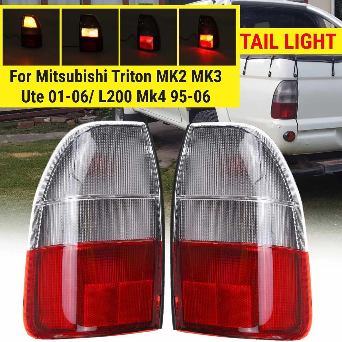 

Задний фонарь для Mitsubishi Triton MK Series 2 & 3 Ute 2001-2006/ L200 Mk4 1995-2006
