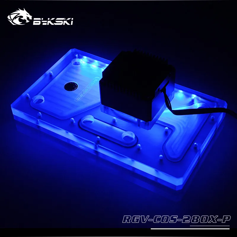 Акриловая водная доска Bykski чехол с водяным охлаждением RGB / A-RGB освещение для