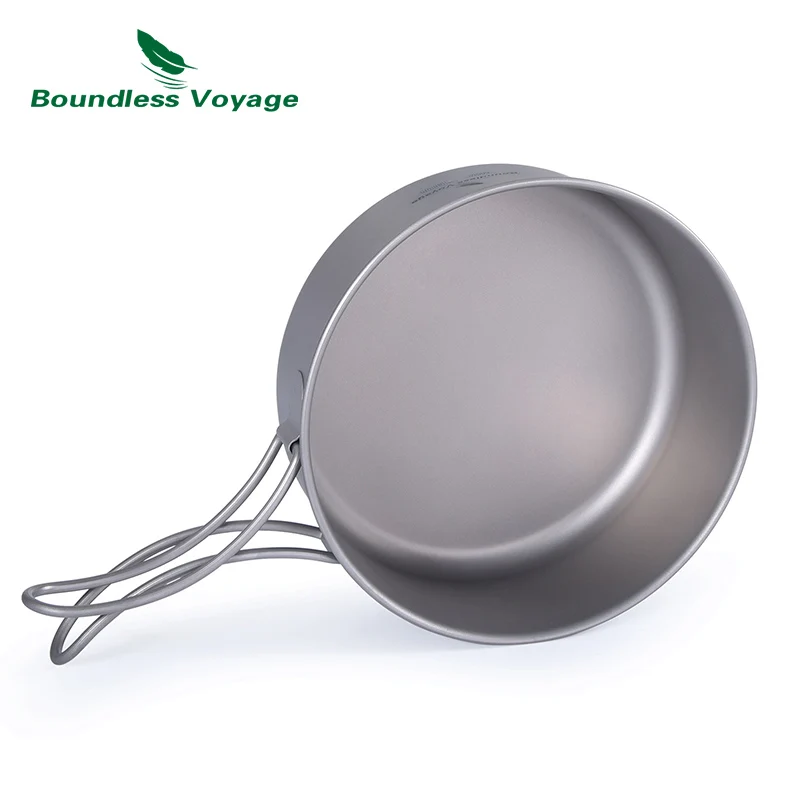 Безграничный Voyage Titanium Pot Pan набор наружный походный котелок для варки пищи с