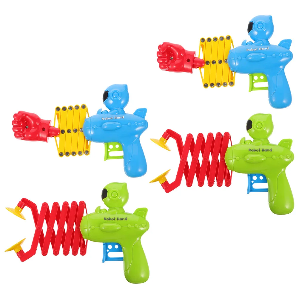 

4pcs Kids Retractable Fist Toys Fist Shooting Playthings Creative Tricky Toys