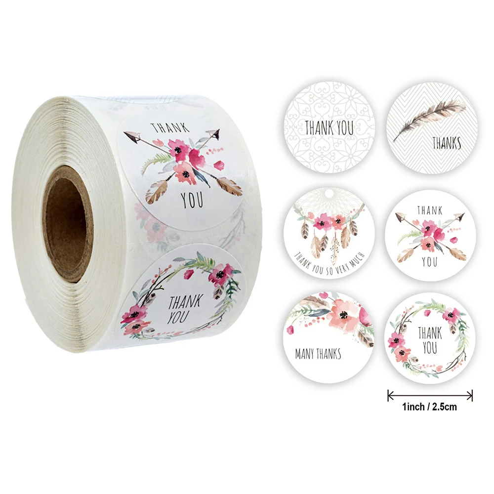 500 вещи Цветочная расцветка благодарю вас за поддержку моего маленького Бизнес