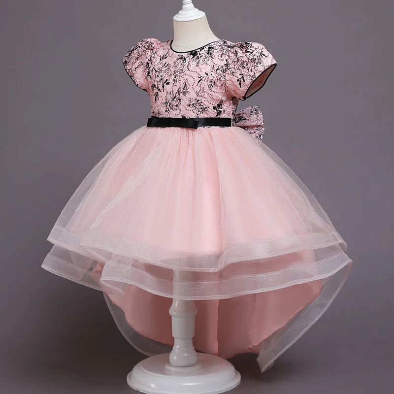 

3-12Years Old Girls Clothing 2022 New Year Costume for Teenager Girl Birthday Wedding Party Bridesmaid Tulle Dress Kids Vestido