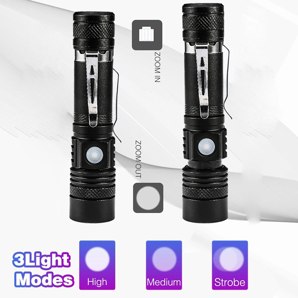 Суперъяркий светодиодный фонарик T6 масштабируемый наружный велосипедный