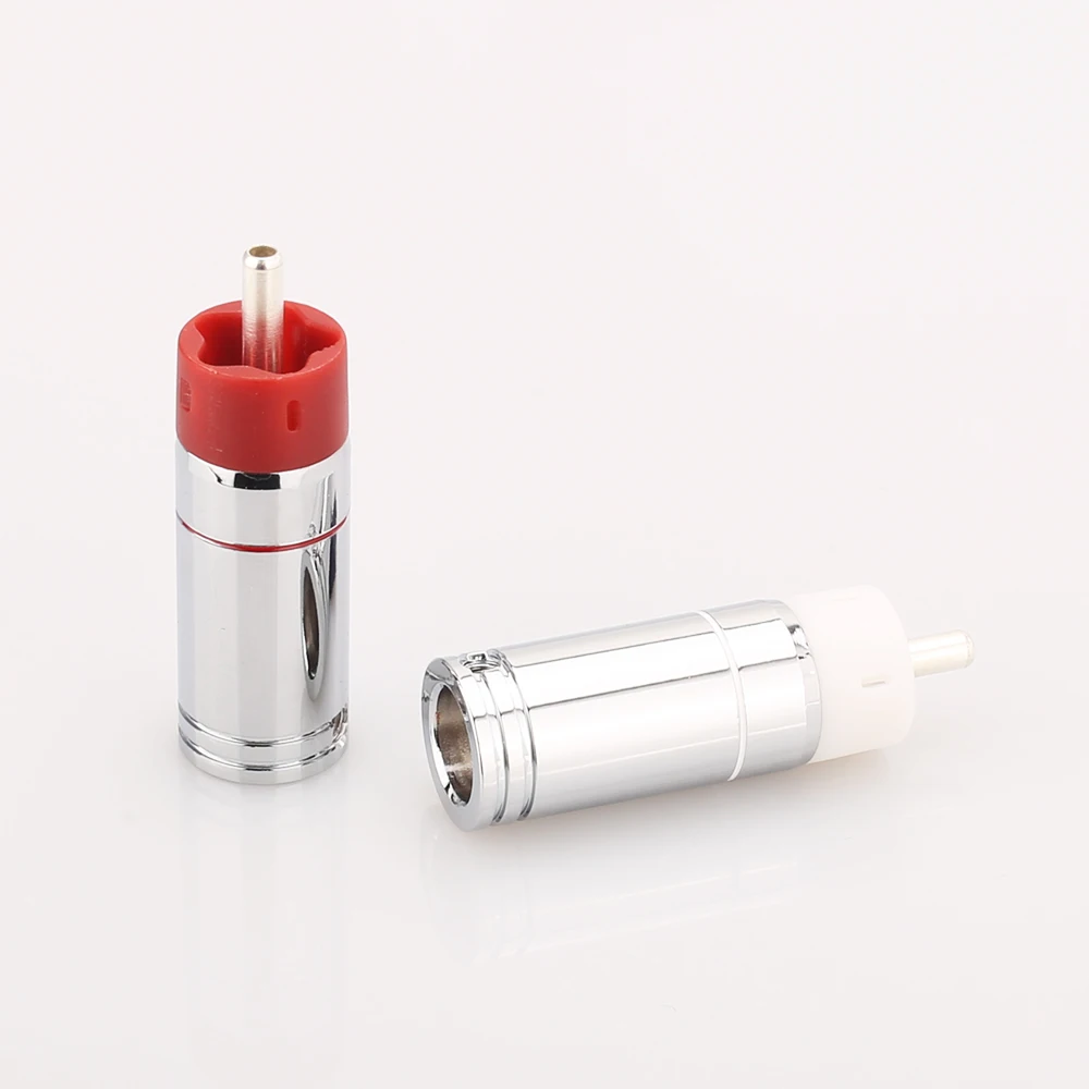 4 шт. Высокое качество Hifi DIY 9 мм посеребренные RCA разъемы Hifi аудио разъем