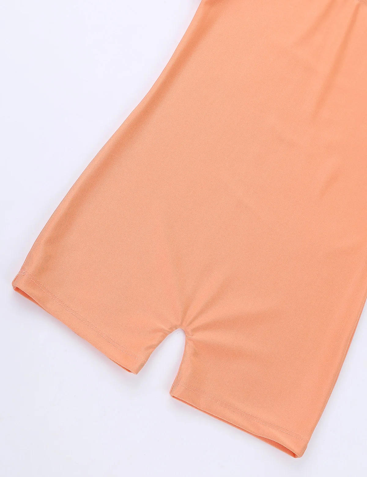 

Kids Ballet Solid Color Short Sleeve Gymnastics Unitard Girls Boys Stretchy Dance Performance Ballet Leotards Costumes Biketard