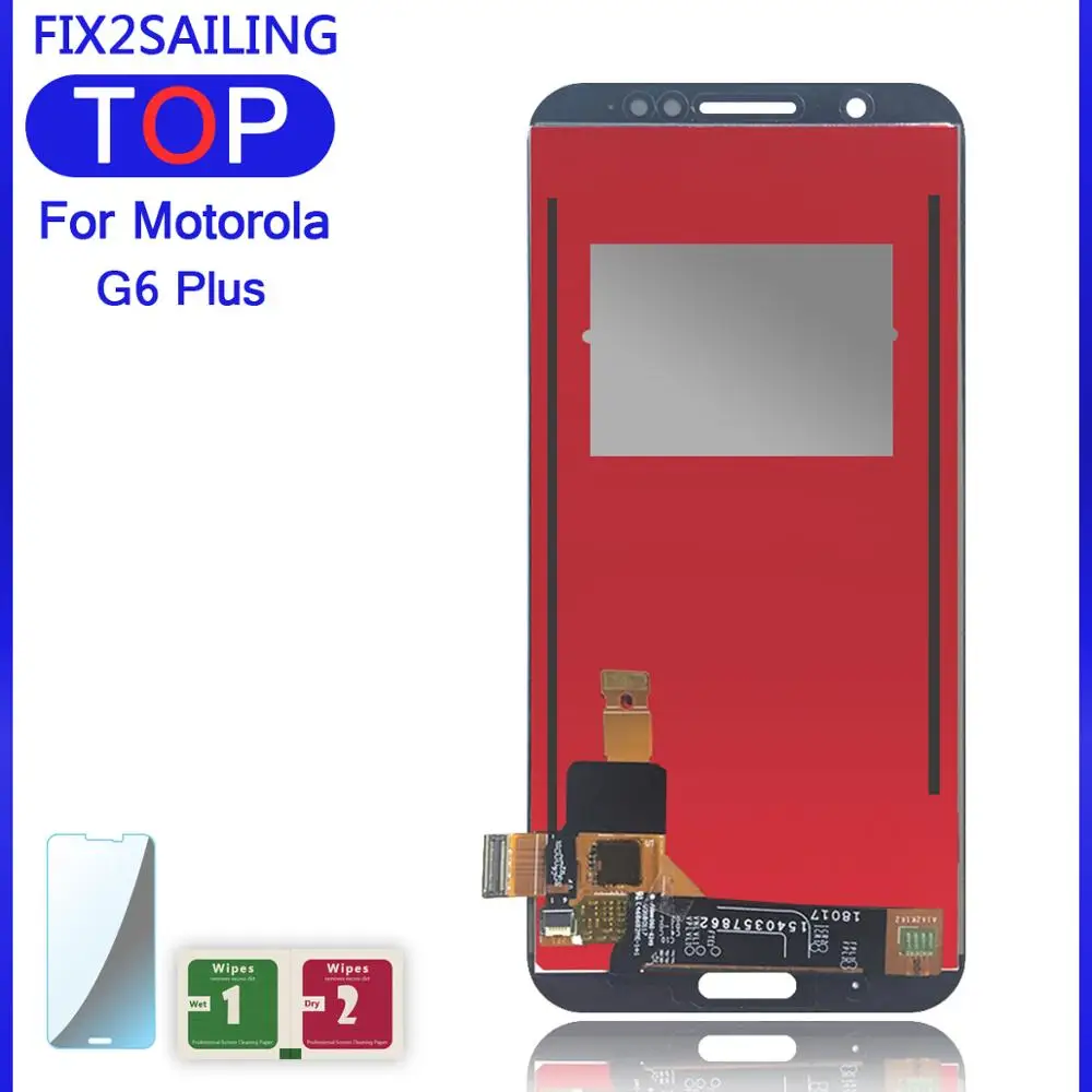 Новый ЖК дисплей 5 93 дюйма для Motorola Moto G6 PLus Xt1926 XT1926 8 с сенсорным стеклом и