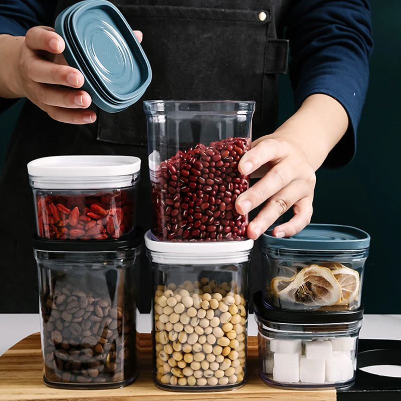 Бутылка из пищевого пластика герметичная банка коробка для хранения зерна