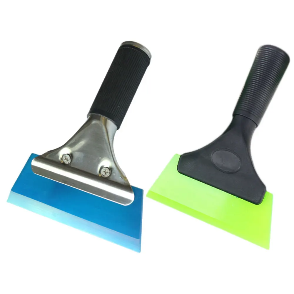 Скребок резиновый износостойкий из нержавеющей стали для чистки автомобиля 2 шт.|