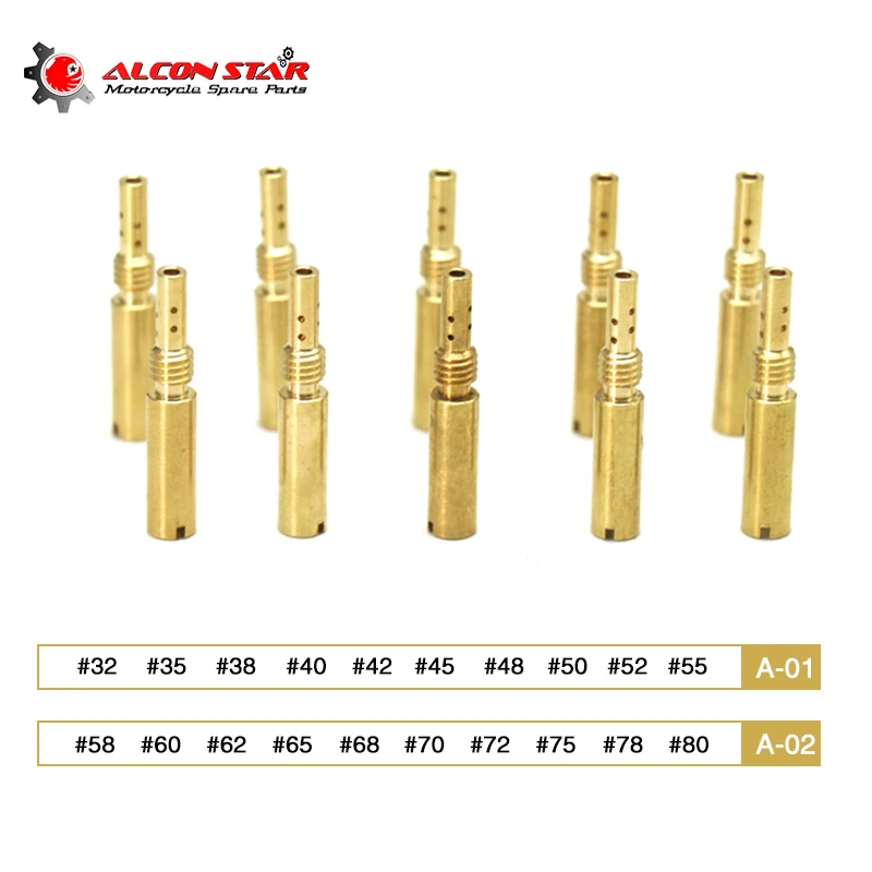 Alconstar для Keihin #32 #80 10 шт. медленная струя мотоцикла Carb PWK 34 35 36 38 PE CVK FCR GY6 KOSO OKO| |