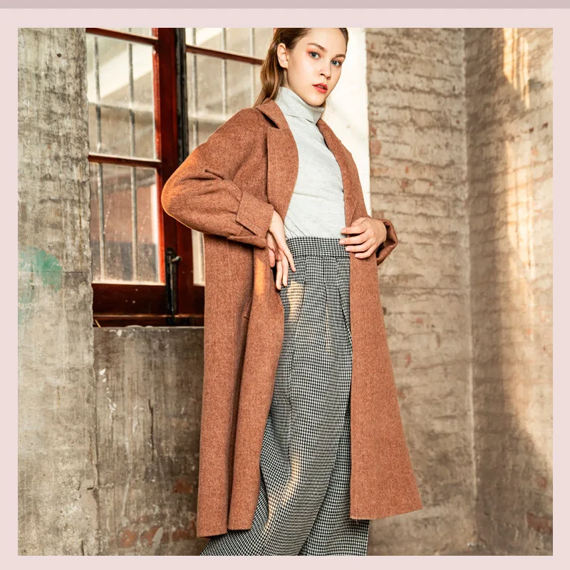Кашемировое пальто женское пальто Vadim Veste Manteau Femme Hiver Abrigos Bayan Kaban Dames Jassen зимняя мантель Damen Gothic Zzh004