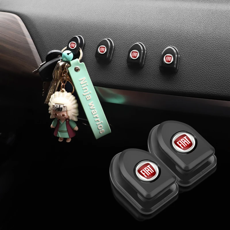 2 шт. автомобильный мини Крючки Скрытая крючки для хранения Fiat 500 Tipo FR Punto Ducato Abarth