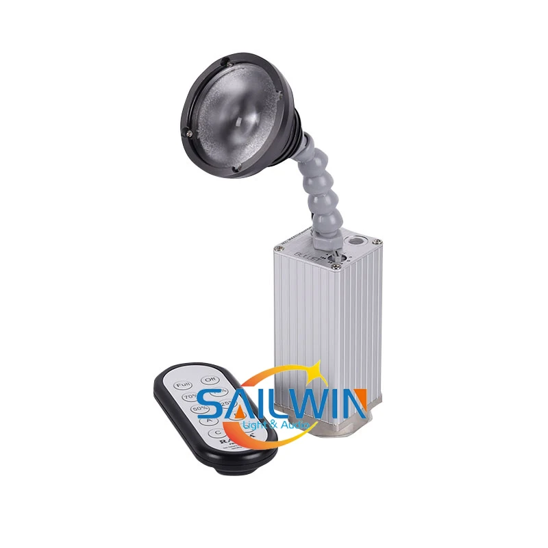 4X Bullet 10 Вт Zoom Mini LED Pinspot Light на батарейках с ИК пультом дистанционного управления