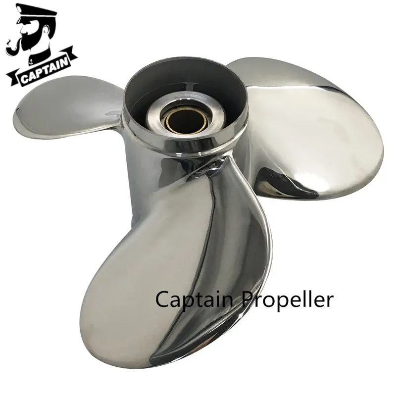 

Propeller 11 3/8x12 Fit Mercury Outboard Engines 48HP 50HP 55HP 60HP Stainless Steel 13 Tooth Spline RH 48-855856A46
