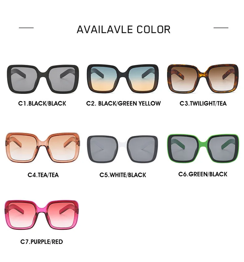 Брендовые дизайнерские Квадратные Солнцезащитные очки женские 2019 уличная