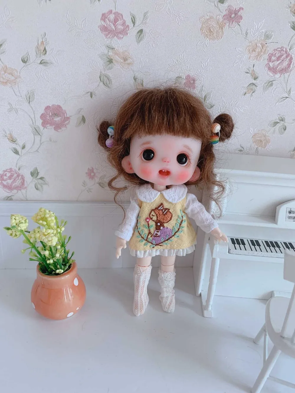 OB11 кукла голова Кастомизация 1/8 BJD куклы OB Полимерная глина