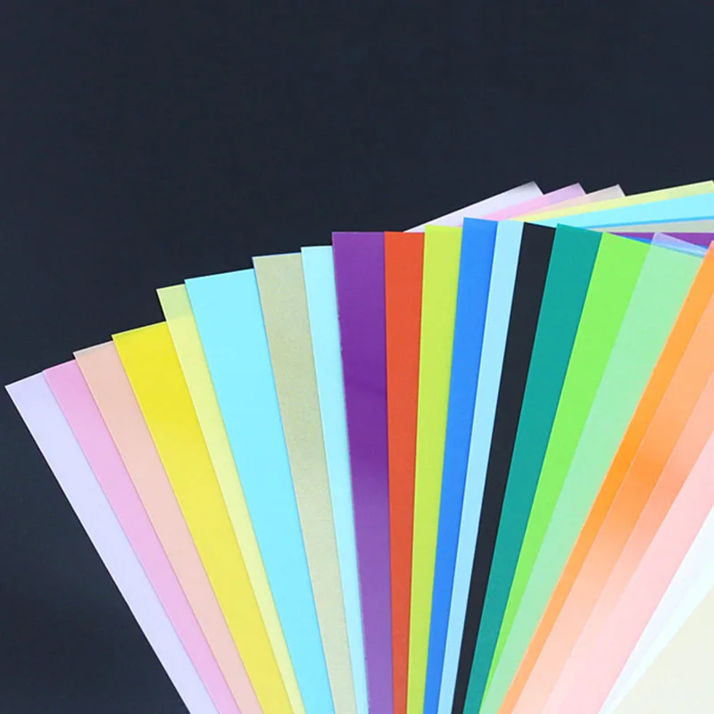 

Newly 5 Pcs/Set Color Heat Shrink Sheet Plastic Magic Paper Sheet for Educational DIY Crafts HG996