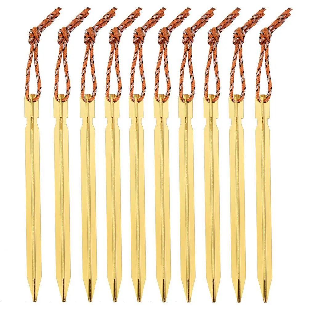 

Convenient Portable Outdoor Aluminum Alloy Tent Nail Accessories Mitsubishi Ground Nail Camping Tent Nail