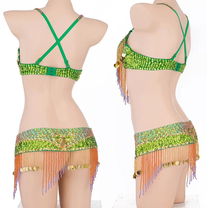 2pcs/set Belly Dance Costumes Oriental Dance Suit BellyDance Costumes Carnival Dance Costumes#ZY-0922